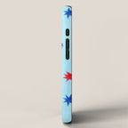 Celestial Star Twinkle in Sky Blue Watercolor iPhone Case Gallery Image 2