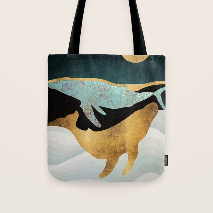 Whale Song Tote Bag Gallery Image 1