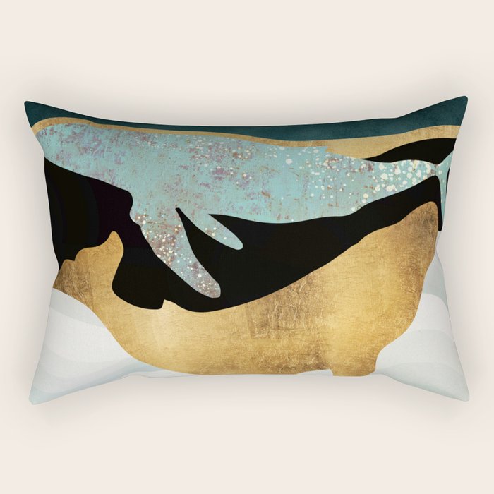 Whale Song Rectangular Pillow Gallery Image 2