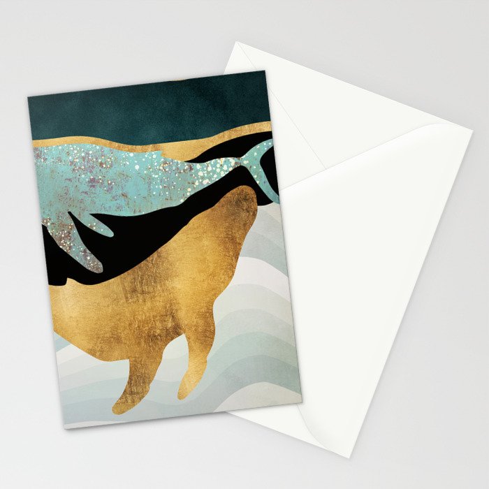 Whale Song Stationery Card Gallery Image 2