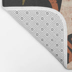 Tiger Vase Bouquet Bath Mat Gallery Image 2
