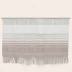 Retro Neutral Minimalist Stripes Wall Hanging Gallery Image 1