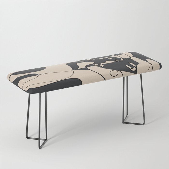 Abstract Faces 15 Bench Gallery Image 1