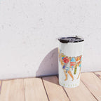 Yellow Dog Lab Buoy Beach Dog Watercolor Travel Mug Gallery Image 4
