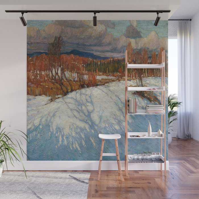Tom Thomson In Algonquin Park Wall Mural Gallery Image 1
