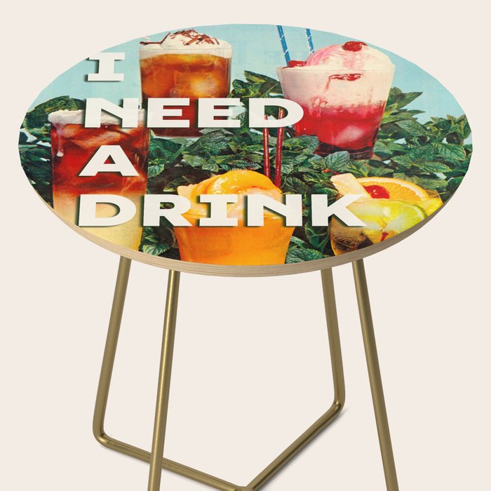 I need a drink (Cocktail time!) Side Table Gallery Image 2