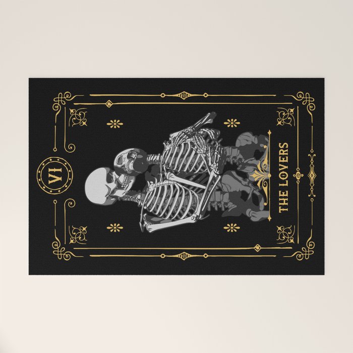 The Lovers VI Tarot Card Welcome Mat Gallery Image 1