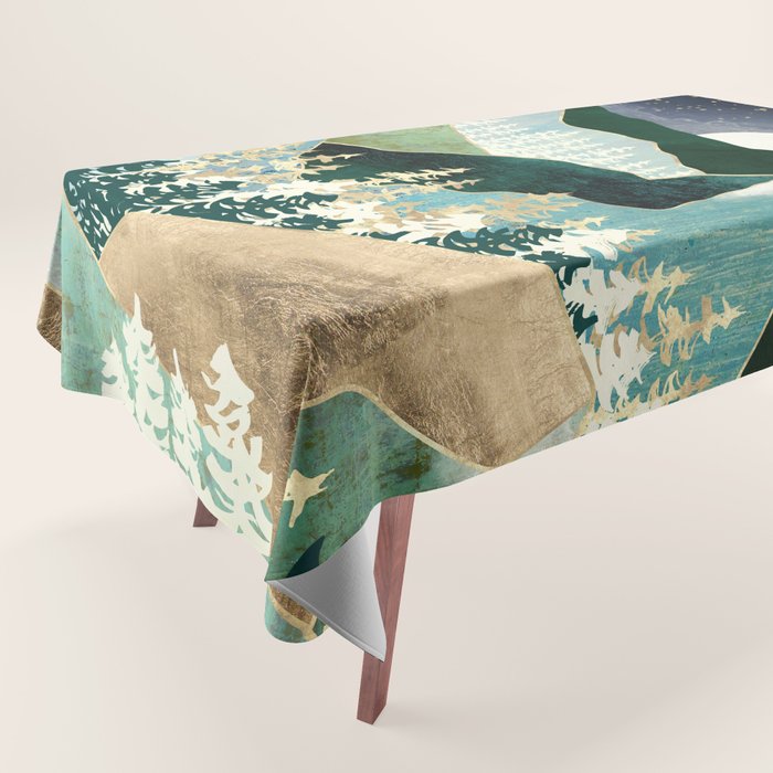 Spring Night Vista Tablecloth Gallery Image 1
