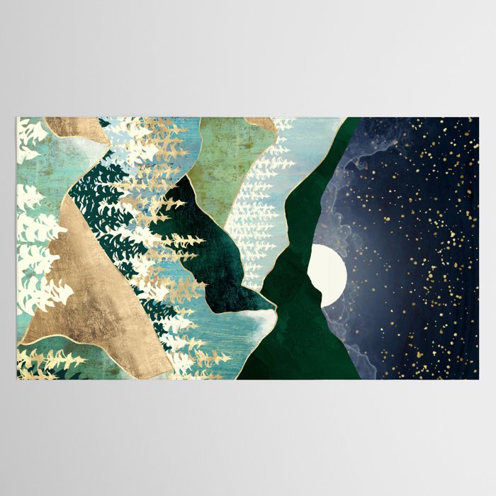 Spring Night Vista Tablecloth Gallery Image 2