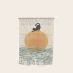 Good Morning Meow 7 Sunny Day Ocean  Wall Hanging Gallery Image 1