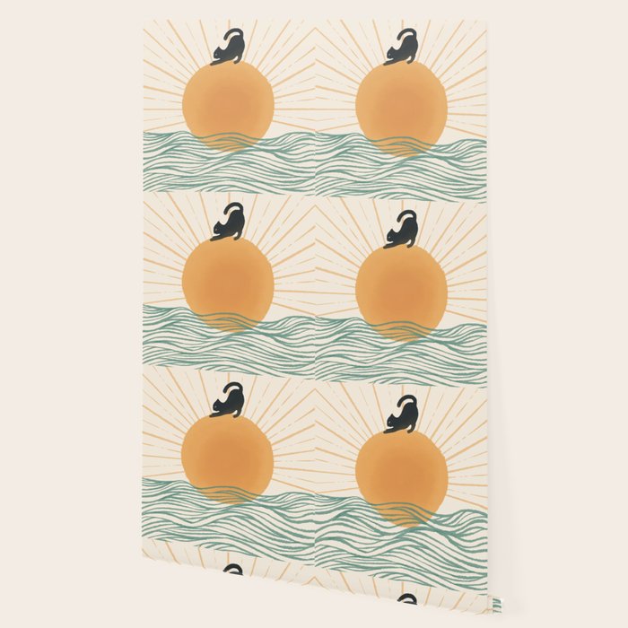 Good Morning Meow 7 Sunny Day Ocean  Wallpaper Gallery Image 2