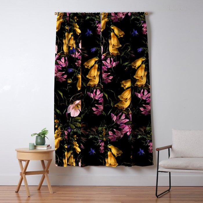 Midnight Forest II Window Curtain Gallery Image 1