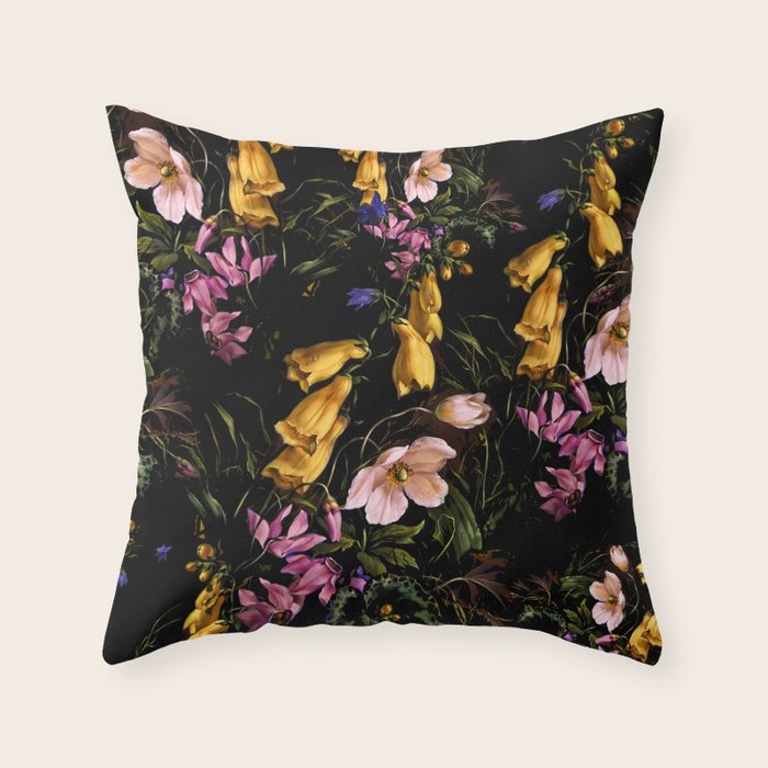 Midnight Forest II Throw Pillow Gallery Image 6
