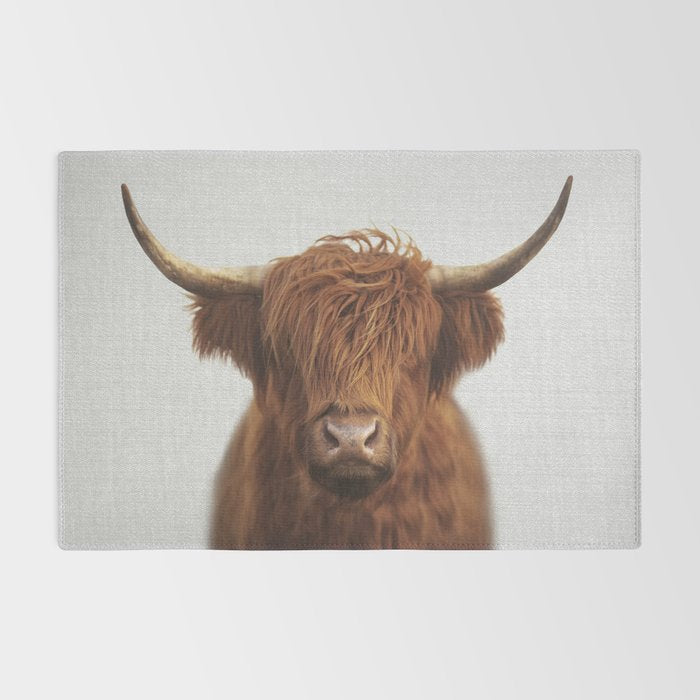 Highland Cow - Colorful Rug Gallery Image 2