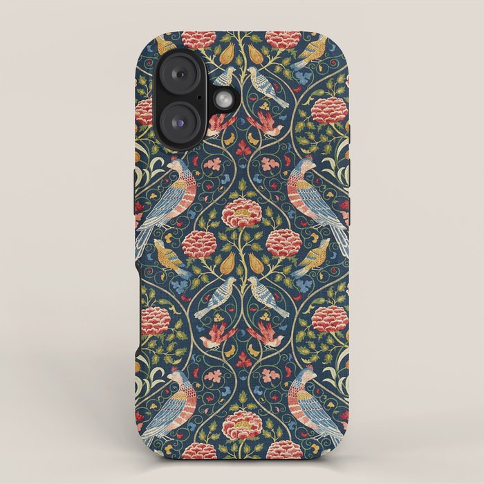 Seasons By May Iris William Morris 1895 iPhone Case Gallery Image 1
