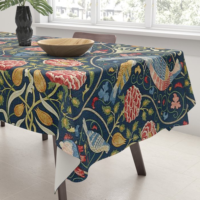 Seasons By May Iris William Morris 1895 Tablecloth Gallery Image 3
