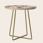 Lilies and butterflies insects Side Table Gallery Image 1