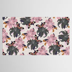 Lilies and butterflies insects Tablecloth Gallery Image 2