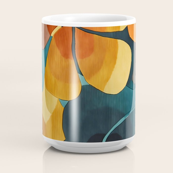 A Floral Palette of Colorful Petals Coffee Mug Gallery Image 4