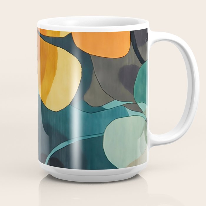 A Floral Palette of Colorful Petals Coffee Mug Gallery Image 2