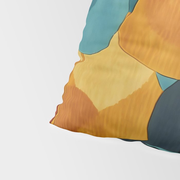 A Floral Palette of Colorful Petals Pillow Sham Gallery Image 4