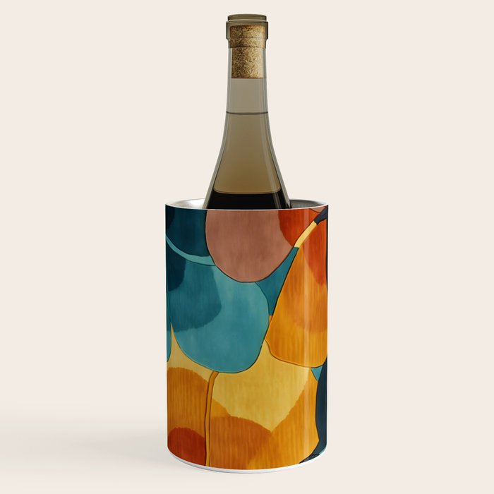 A Floral Palette of Colorful Petals Wine Chiller Gallery Image 2