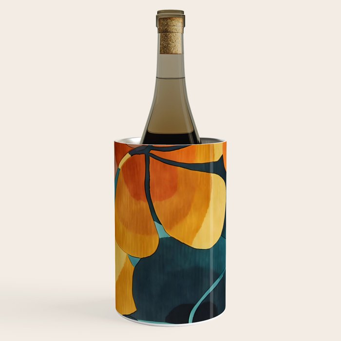 A Floral Palette of Colorful Petals Wine Chiller Gallery Image 1