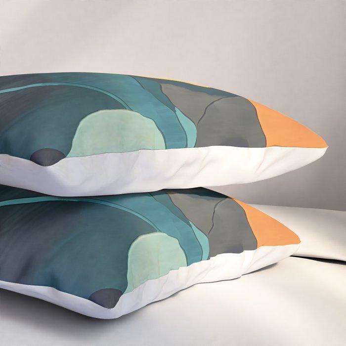 A Floral Palette of Colorful Petals Pillow Sham Gallery Image 3