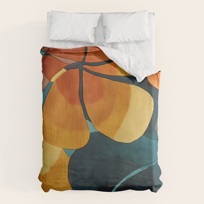 A Floral Palette of Colorful Petals Duvet Cover Gallery Image 6