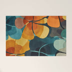 A Floral Palette of Colorful Petals Welcome Mat Gallery Image 1