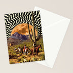 Illusionary Cowboys Stationery Card Gallery Image 2