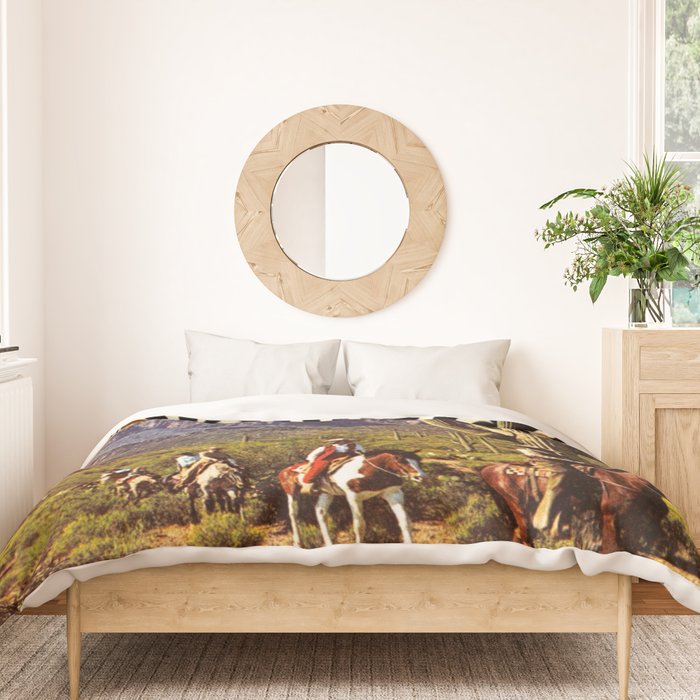 Illusionary Cowboys Duvet Cover Gallery Image 3