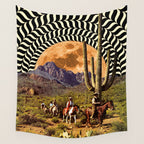 Illusionary Cowboys Wall Tapestry Gallery Image 4