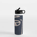 Abstract Face 23 Water Bottle Gallery Image 1