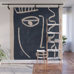 Abstract Face 23 Wall Mural Gallery Image 1