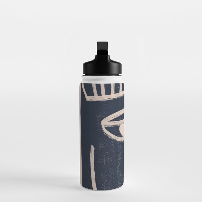 Abstract Face 23 Water Bottle Gallery Image 3