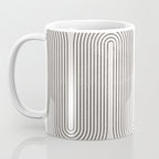 Mid-Century Modern No.22 - Woodblock Print Coffee Mug Gallery Image 3