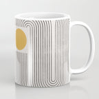 Mid-Century Modern No.22 - Woodblock Print Coffee Mug Gallery Image 1