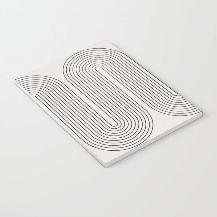 Mid-Century Modern No.22 - Woodblock Print Notebook Gallery Image 3