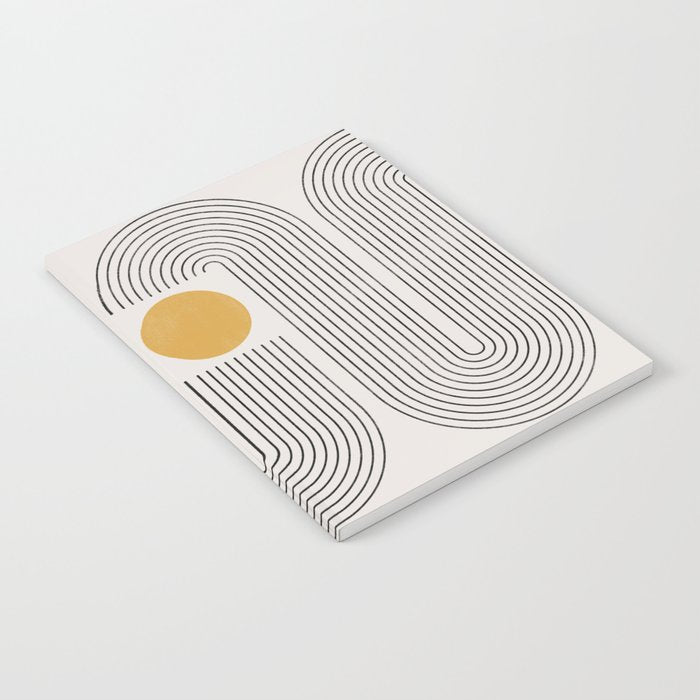 Mid-Century Modern No.22 - Woodblock Print Notebook Gallery Image 2