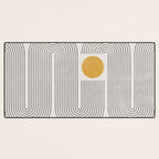 Mid-Century Modern No.22 - Woodblock Print Desk Mat Gallery Image 3