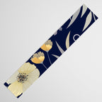 Modern, Boho, Floral Prints, Blue and Yellow Table Runner Gallery Image 3