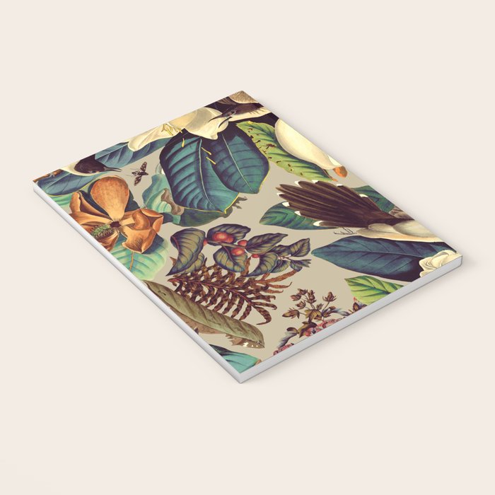 FLORAL AND BIRDS XXI-II Notebook Gallery Image 3