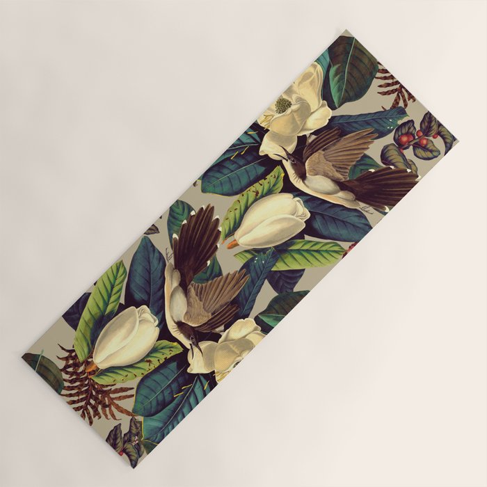 FLORAL AND BIRDS XXI-II Yoga Mat Gallery Image 1