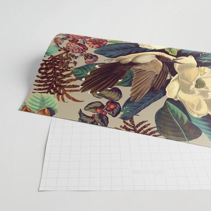 FLORAL AND BIRDS XXI-II Wrapping Paper Gallery Image 2