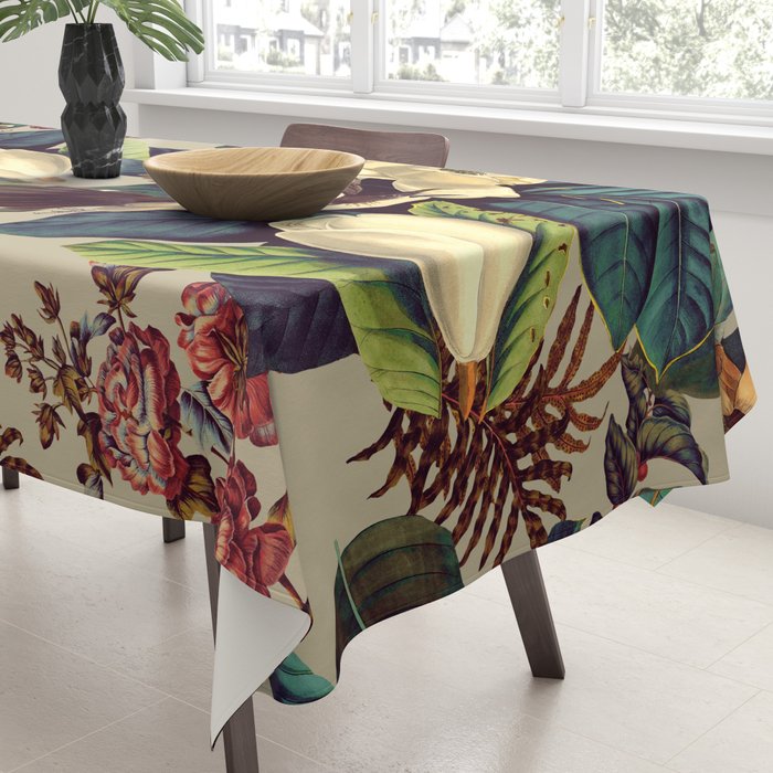 FLORAL AND BIRDS XXI-II Tablecloth Gallery Image 3