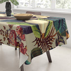 FLORAL AND BIRDS XXI-II Tablecloth Gallery Image 3