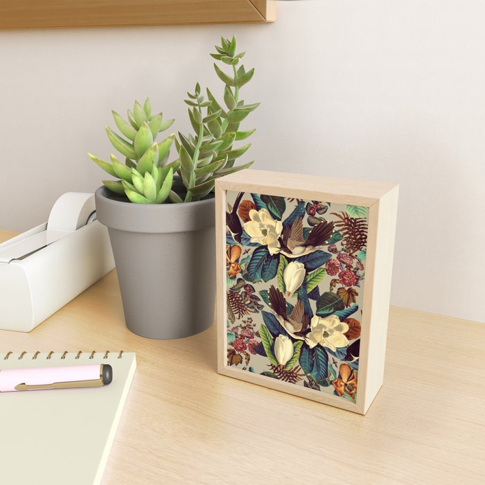 FLORAL AND BIRDS XXI-II Mini Art Print Gallery Image 2