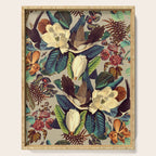 FLORAL AND BIRDS XXI-II Serving Tray Gallery Image 1
