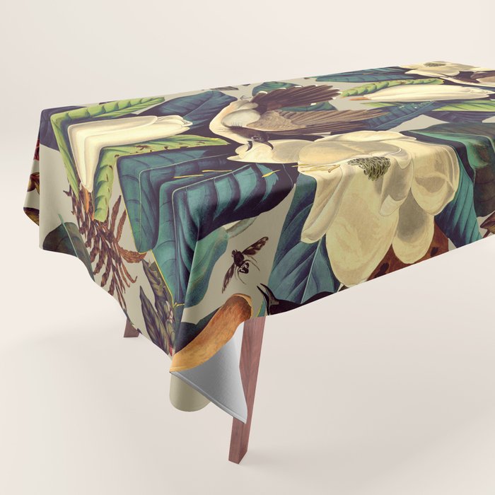 FLORAL AND BIRDS XXI-II Tablecloth